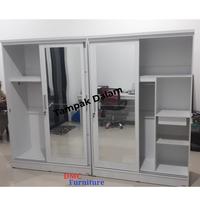 Gambar Lemari Baju sliding Lemari pakaian pintu geser kaca Bandung dari DMC Furniture BDG undefined 4 Tokopedia