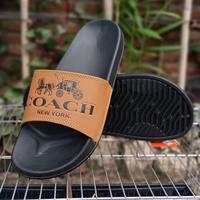 Gambar SANDAL SLOP PRIA JUMBO/SENDAL SLIDE PRIA DEWASA BIG SIZE 44-49 - Hitam Cham, 49 dari Mulya Sport undefined 2 Tokopedia