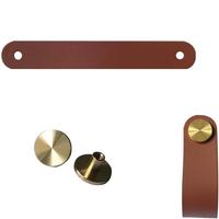 Gambar Handle Laci Kulit Tarikan Laci Leather Modern Gagang Pintu Lemari dari Penny-Y undefined 4 Tokopedia