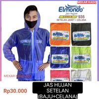Gambar ANTI BASAH/BEST/ Jas Hujan Dewasa Baju Celana Tipis Murah Transparan - WARNA, Putih Bening dari Blackstoore undefined 1 Tokopedia