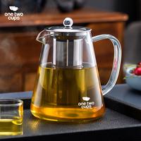 Gambar Teko Teh Kaca Tahan Panas dengan Saringan Glass Teapot - 700 ml dari Toko Best Ever undefined 3 Tokopedia