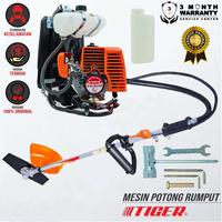 Gambar Tiger Mesin Potong Rumput Gendong TG 328 Brush Cutter 2 Tak TG328 30.5cc Bensin 1.18kw 1.2L Tangki Bensin Garansi 3 Bulan dari barokah tekhnik undefined 1 Tokopedia