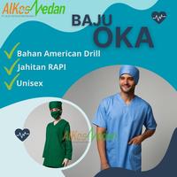 Gambar BAJU OKA LENGAN PENDEK / BAJU PERAWAT OKA / BAJU SERAGAM OK BAJU JAGA - Huntergreen , L dari Alkes Medan Shop undefined 1 Tokopedia