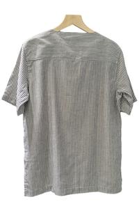 Gambar Baju Koko Pria Dewasa Oblong Motif Salur Kombinasi Yandet Salur Cotton - XL dari Luxee Store undefined 5 Tokopedia