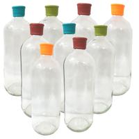 Gambar GOSEND Botol Kaca Boles 1000ml / 1000 ml / Botol Jamu / Bensin 1 liter - bubble + karton, btl+ttpbening dari angelll@shop undefined 5 Tokopedia
