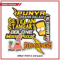 Gambar Stiker Racing Herex Hitz Kata Kata Viral Berkah Rezeki Wong Pusat - paket isi 6 dari sida creative undefined 1 Tokopedia