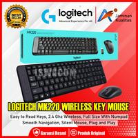 Gambar KEYBOARD MOUSE LOGITECH MK220 WIRELESS dari ISWA GADGET undefined 1 Tokopedia