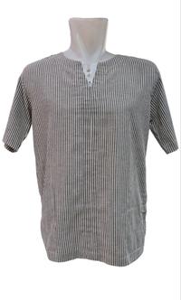 Gambar Baju Koko Pria Dewasa Oblong Motif Salur Kombinasi Yandet Salur Cotton - XL dari Luxee Store undefined 3 Tokopedia