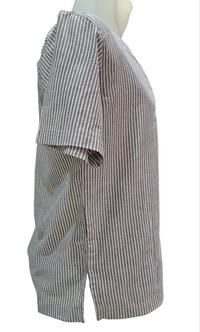 Gambar Baju Koko Pria Dewasa Oblong Motif Salur Kombinasi Yandet Salur Cotton - XL dari Luxee Store undefined 4 Tokopedia