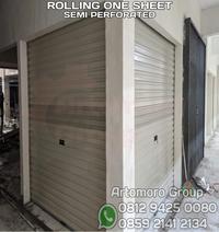 Gambar Rolling door one seet semi perforate (Rapat + Lubang ) dari ArtomoroGroup_NEW undefined 3 Tokopedia