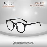 Gambar La Chapella Kacamata Minus Anti Radiasi TR-90 Bulat Unisex 17128 - Black , Frame Only dari La Chapella Eyewear undefined 1 Tokopedia