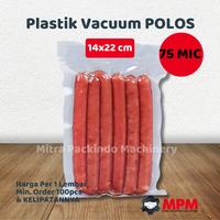 Gambar Plastik Vacuum POLOS 14x22 cm / Kantong Vakum Makanan Frozen 14x22cm - 14x25cm KRT, Loose Pack dari Mitra Packindo Machinery undefined 1 Tokopedia
