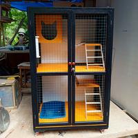 Gambar kandang kucing hitam dari One's Workshop undefined 1 Tokopedia
