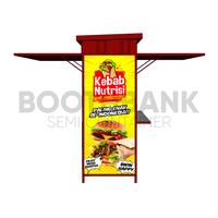 Gambar Gerobak Jualan Kebab - Kios Jualan Kebab - Booth Gerobak Container dari ContainerBoothBank undefined 3 Tokopedia