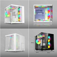Gambar Casing ENLIGHT Z8 WHITE - Micro ATX - INCLUDE 3 FAN dari Global Comp_NEW undefined 2 Tokopedia