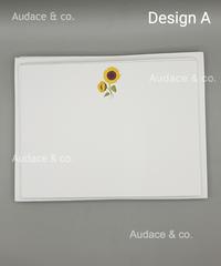 Gambar 9 Pcs/Set Kartu Amplop Ucapan Kosong Blank Card "Sun Flower" - Design A dari Audace & Co undefined 2 Tokopedia