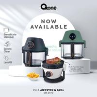 Gambar OXONE OX 197D 2 in 1 Air Fryer & Grill 3 Liter 800 Watt OX197D - Hitam dari VIXION HOME SOLUTION undefined 1 Tokopedia