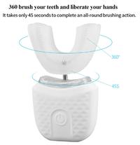 Gambar CkeyiN Sonic Vibration Electric Toothbrush U-Shaped Silicone Automatic dari Sanuja st undefined 5 Tokopedia