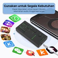 Gambar Alat Pengubah Suara Voice Changer Mini Portable - AE19 - Black dari web komputindo undefined 3 Tokopedia