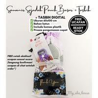 Gambar Parcel Souvenir SAJADAH POUCH + TASBIH murah pengajian/ tasyakuran/ - Kayu 33 dari my_sha_house undefined 3 Tokopedia