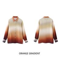 Gambar Tricolor Orange Gradient Blouse Atasan Lengan Panjang Gradasi dari saluvstore undefined 3 Tokopedia