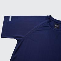 Gambar Kaos Lari/Kaos Dryfit Pria/Kaos Olahraga - AGILE SLIM Running - NAVY B - S dari KEVKA undefined 4 Tokopedia