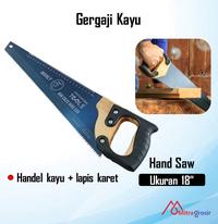 Gambar Gergaji gagang kayu 18 inch Siap Pakai / Gergaji Kayu / Gergaji Tangan dari SSL Mitra Grosir undefined 1 Tokopedia