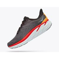 Gambar Sepatu Running Pria Original Hoka Clifton 8 Grey Strip Yellow Red - Grey, 40 dari Dagelstore.id undefined 4 Tokopedia