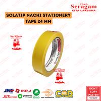 Gambar Nachi Stationery Tape 24 mm Kuning Bening Selotip Solatip Isolasi ORI dari seragamcitalaksana undefined 2 Tokopedia