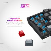 Gambar Gamen Titan V / 5 Wired Gaming Keyboard 60% Mechanical Garansi Resmi - white gold dari Keynic Official Store undefined 2 Tokopedia