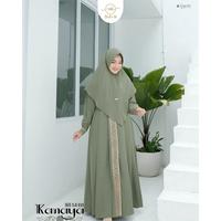 Gambar Gamis syari set khimar jumbo/Gamis Kanaya/Bahan Crepe - DASTY dari ummy01store undefined 3 Tokopedia