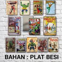Gambar poster plate metal 20x30 plat A4 home cafe room decor vintage retro 07 - TP09 dari P0SCASE undefined 1 Tokopedia
