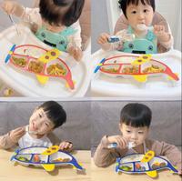 Gambar MD - Peralatan Piring Makan Anak Bayi Bamboo Fiber Feeding Set tema Pe - Kapal Merah dari Morodoro Babyshop undefined 1 Tokopedia