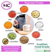 Gambar Mini Chopper Penghancur Bumbu Dapur Blender Tangan Tarik Manual Murah dari MC gudang undefined 5 Tokopedia