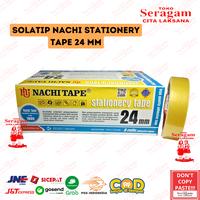 Gambar Nachi Stationery Tape 24 mm Kuning Bening Selotip Solatip Isolasi ORI dari seragamcitalaksana undefined 1 Tokopedia