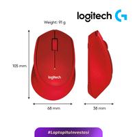 Gambar LOGITECH M331 MOUSE WIRELESS SILENT PLUS - Hitam dari KLA Computer undefined 4 Tokopedia