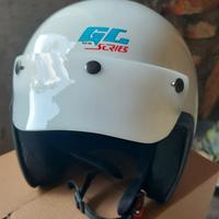 Gambar Helm Honda GL Series White Blue dari Helm Vespa undefined 3 Tokopedia