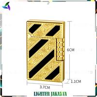 Gambar Korek Api Dupont Api Gas Vertical Stripes Fame Lighter MF-898 - Silver dari Lighter Jakarta undefined 5 Tokopedia