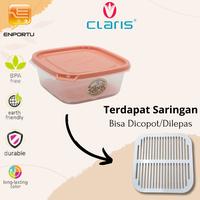 Gambar CLARIS Kotak Makan BPA Free 2 pcs Tempat Box Bekal Foodsaver 720ml - 2727 RE - Peach dari Enportu Home Living undefined 4 Tokopedia
