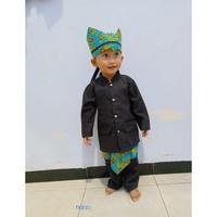 Gambar [Lkk] Baju Adat/Baju Pangsi Sd, Seragam Adat Anak Sd Khas Banyuwangi - Hitam saja, S dari Itsuki All Store undefined 1 Tokopedia