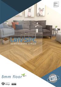 Gambar Lantai SPC LAIV Herringbone 5mm Wood Series / SPC Flooring Anti Rayap dari Unique Carpet & Decoration undefined 2 Tokopedia