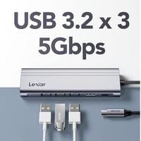 Gambar Lexar H31 USB-C Hub Docking Station 7 in 1 HDMI/ SD/ TF/ PD/ USB 3.2 dari Surya Mitra Online undefined 5 Tokopedia