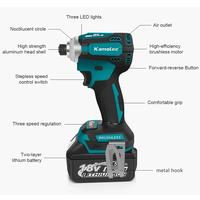 Gambar Kamolee Cordless Screwdriver - Electric Impact Wrench Torque 588 N.m ] Mesin Bor Obeng Baterai Elektrik 18V Portable Torsi 588N.m - ALAT SAJA dari Right tools undefined 3 Tokopedia