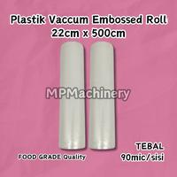 Gambar Vacuum ROLL Embossed 22x500 cm / Plastik Vakum Emboss Refill Ace Kris - 22cm Roll Wajik dari MPMachinery undefined 1 Tokopedia
