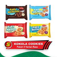 Gambar Kokola Kukis Biskuit Cookies Kelapa Butter Vanila Mochachino (4 pack) - Mix 4 Rasa dari Shopmenstyle undefined 1 Tokopedia