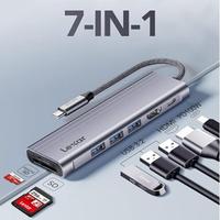 Gambar Lexar H31 USB-C Hub Docking Station 7 in 1 HDMI/ SD/ TF/ PD/ USB 3.2 dari Surya Mitra Online undefined 3 Tokopedia
