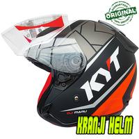 Gambar Helm half face kyt dj maru #17 matt red fluo original sni single visor - M dari KRANJI HELM undefined 3 Tokopedia