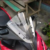 Gambar Visor Aerox Old New Wingshiel Aerok New Old Windshield Aerox - visor saja, Hitam dari Dunia-Stiker undefined 4 Tokopedia