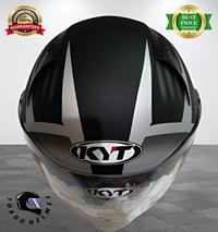 Gambar HELM HALF FACE KYT D-CITY LUCENT MATT BLACK SILVER - M dari Hensa Store_NEW undefined 4 Tokopedia