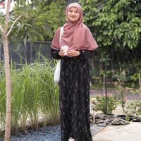 Gambar Gamis Morisa By Hijabalila - Black, XL dari Hijabalila Cilegon undefined 3 Tokopedia